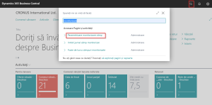 Business-Central-Navision-Acces-pagina-parametrizare-monitorizare-campuri