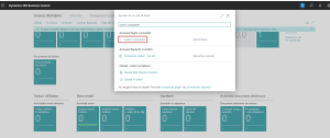 Dynamics Business Central - Căutare Pagină coduri cumpărare