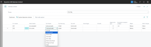 Dynamics Business Central - Acces Definiție Coloană