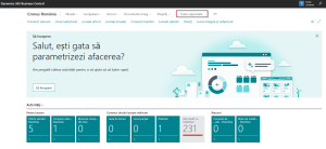 Dynamics Business Central - Acces rapoarte din Centrul de rol